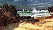 Albert Bierstadt Beach at Nassau oil painting artist